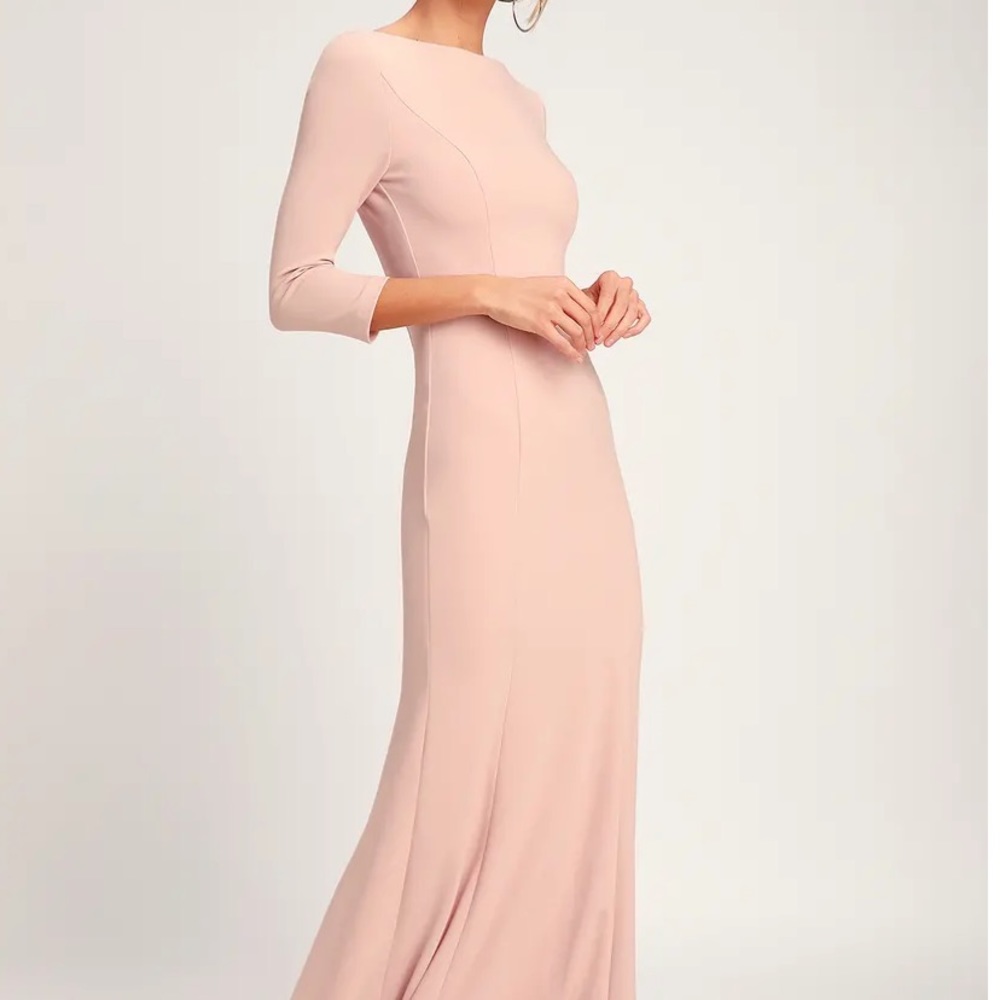 Lulu’s Glamour Galore Button Back Maxi Dress